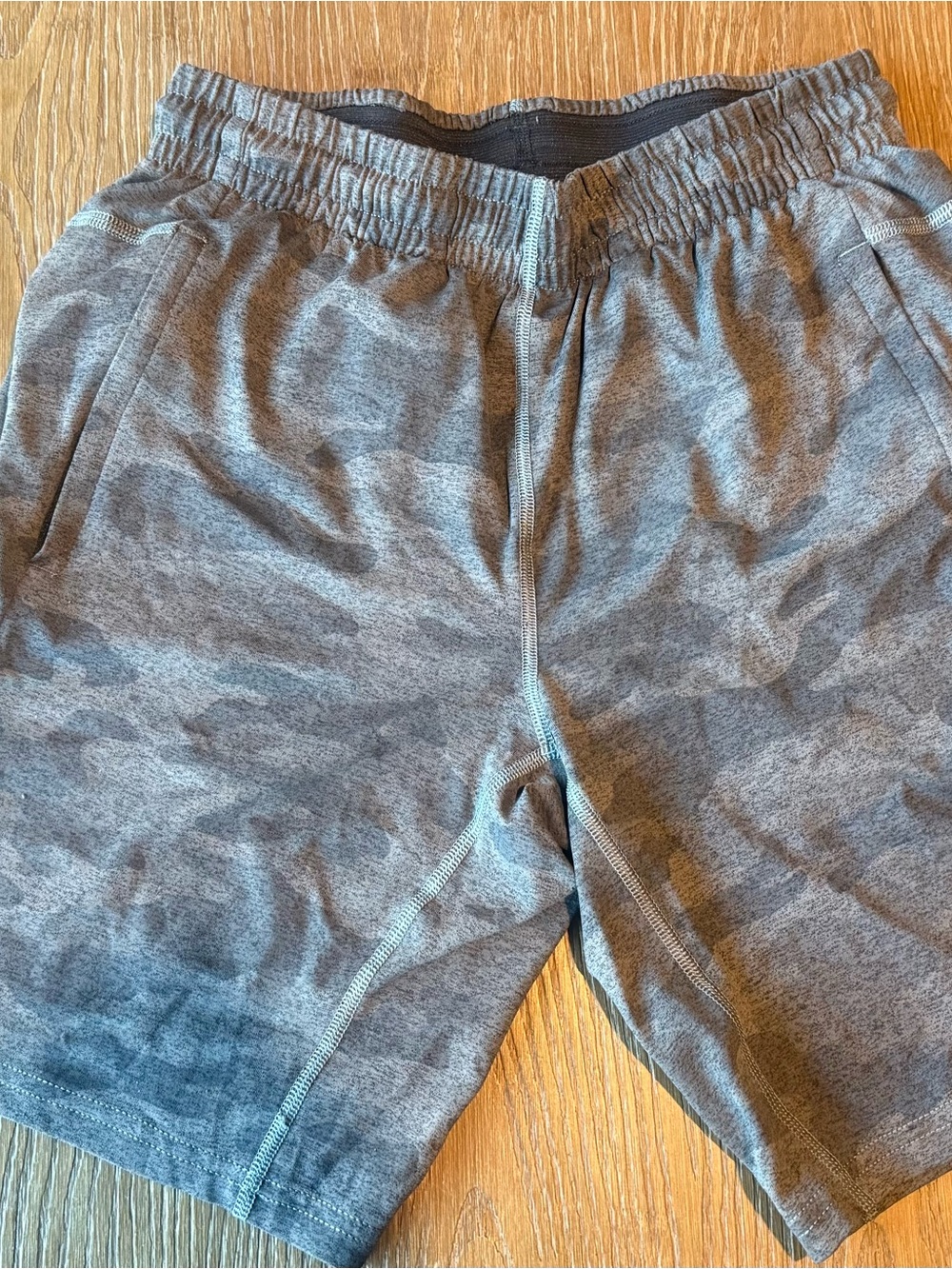 NOBULL Men’s Gray Camouflage Athletic Shorts